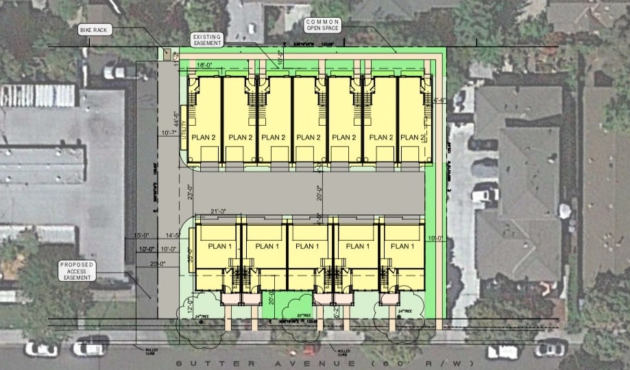 739 Sutter Avenue Site Plan