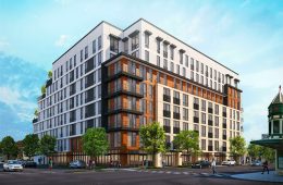 Cascade at 1705 I Street 17th & I Street view, design by HRGA Architecture