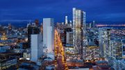 10 South Van Ness evening view, via Crescent Heights