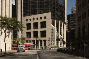 101 California Street base viewed from Beale Street, image by Andrew Campbell Nelson