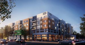 1188 East 14th Street main corner, rendering by BDE Architecture