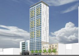 17 East Santa Clara Street tower, rendering by Anderson Architects