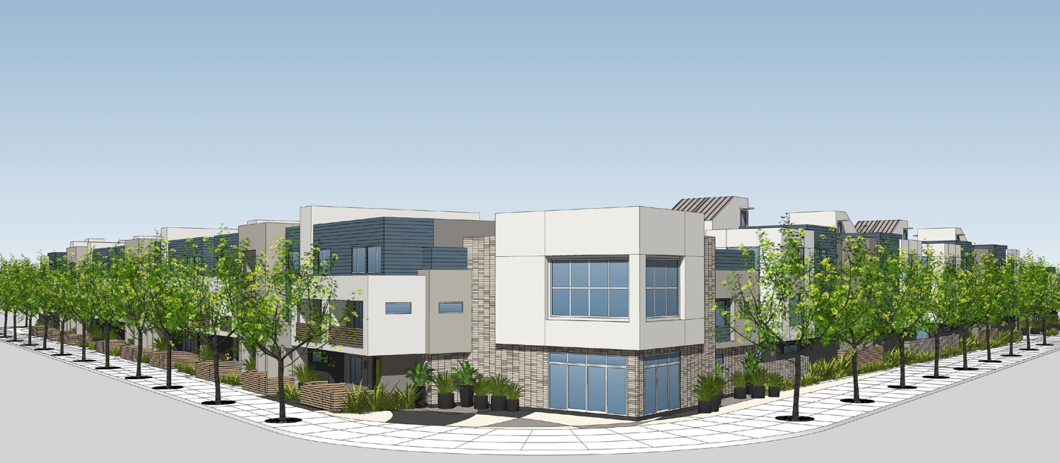 2233 San Ramon Valley Boulevard at the intersection with Deerwood Road, design by Fournier Design Studio