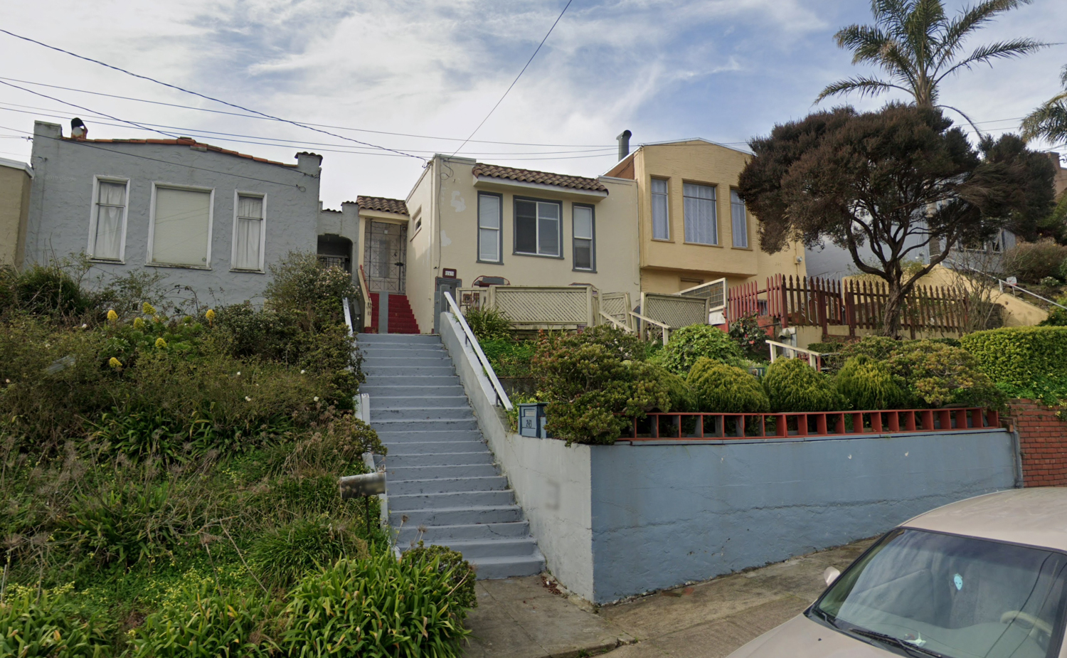 243 Staples Avenue existing condition, image via Google Street View