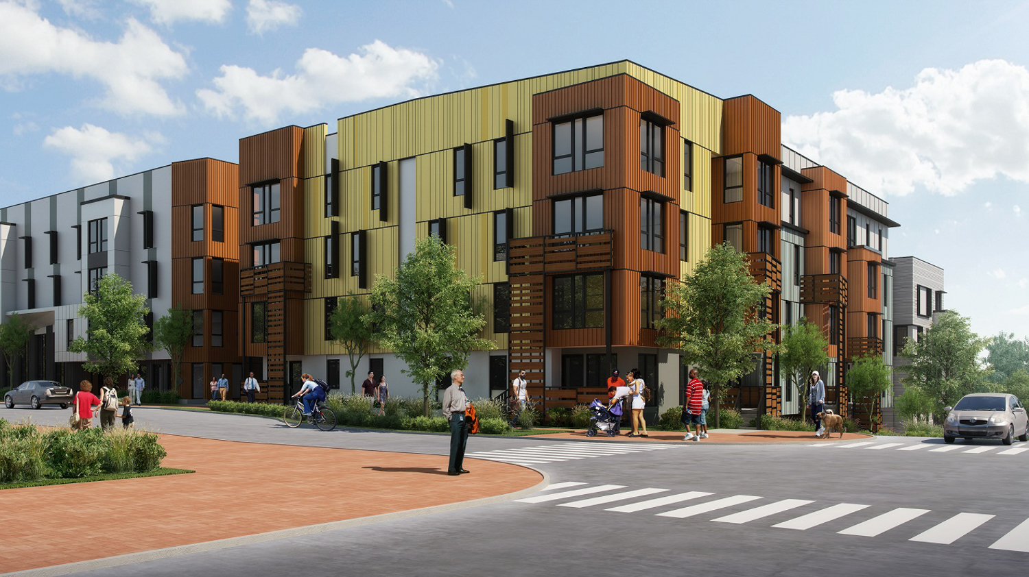 290 Malosi Street, opening this Fall, rendering from Mercy Housing