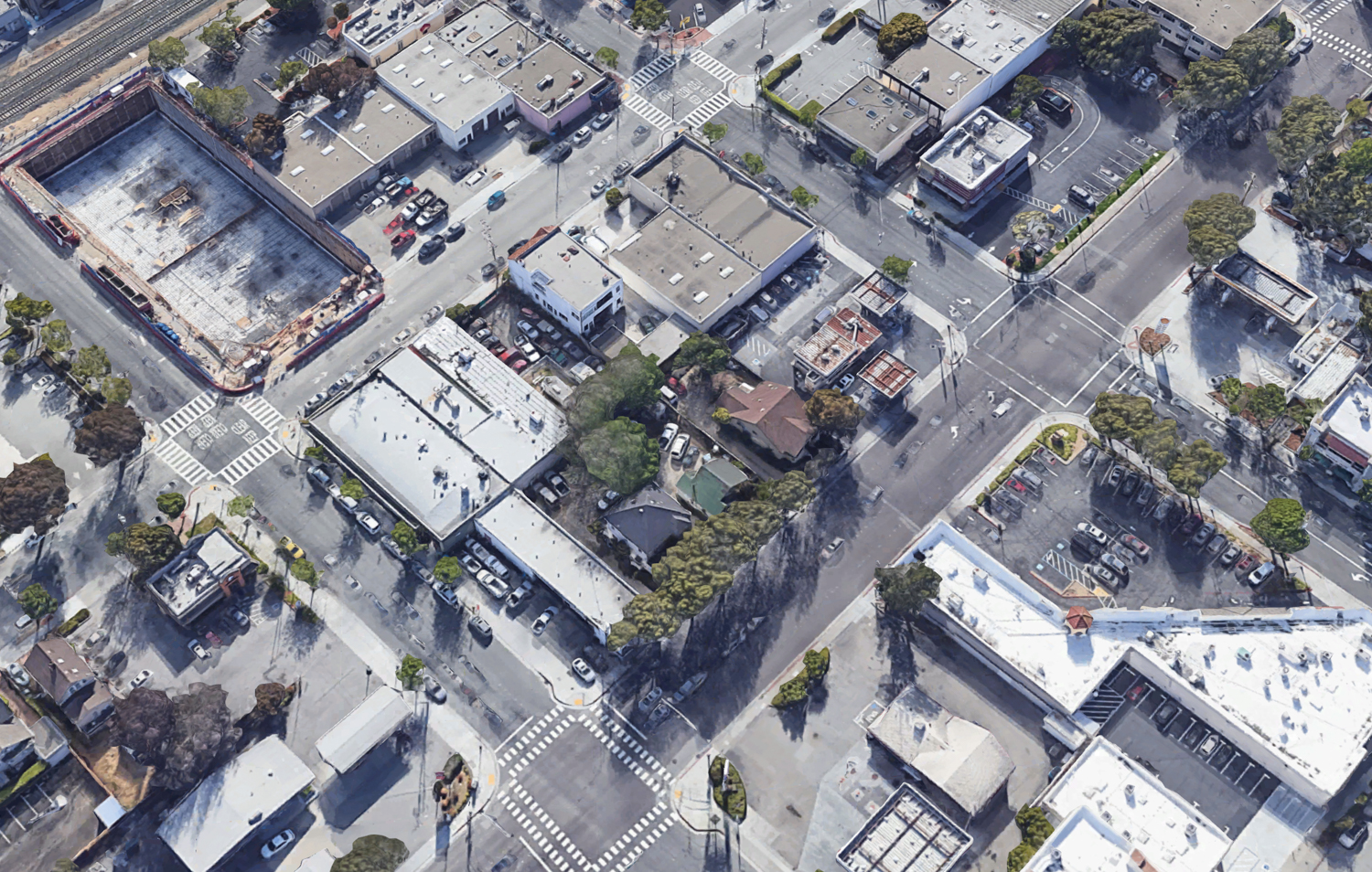500 East 3rd Avenue, image via Google Satellite