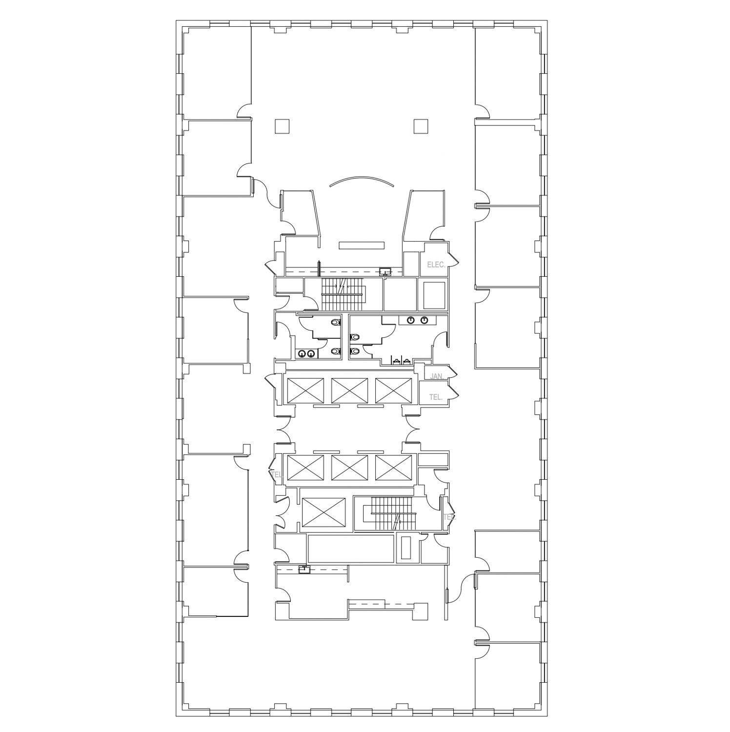 Market Center 35th Floor floorplan, illustration via Paramount Group