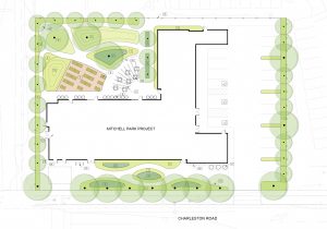 The Mitchell Project at 525 East Charleston Road floor plan, illustration by OJK Architecture