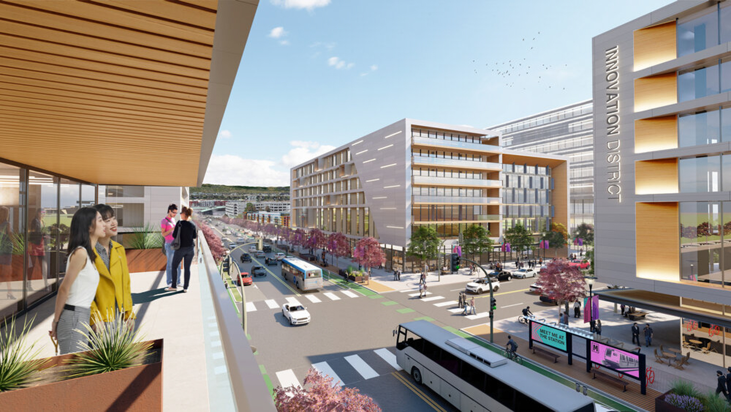 Innovation District, rendering via the City of Milpitas