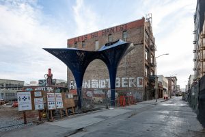 Mary Court public space installation features, image by Andrew Campbell Nelson