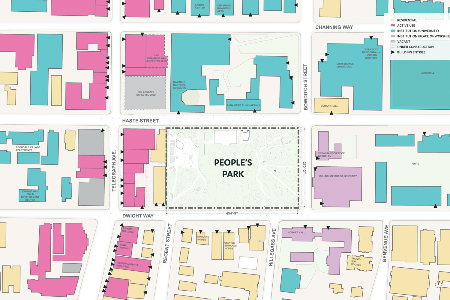 People's Park and surrounding area, image via SITELAB Urban Studio