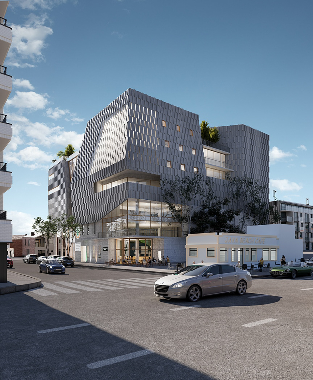United Irish Cultural Center from 45th and Sloat, design by Studio BANAA