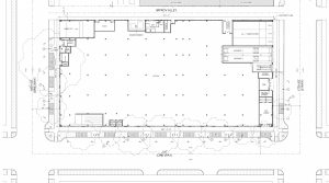 16th and J Street ground floor floor plate, illustration by C2K Architecture