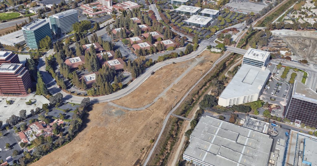 3905 Freedom Circle, image via Google Satellite