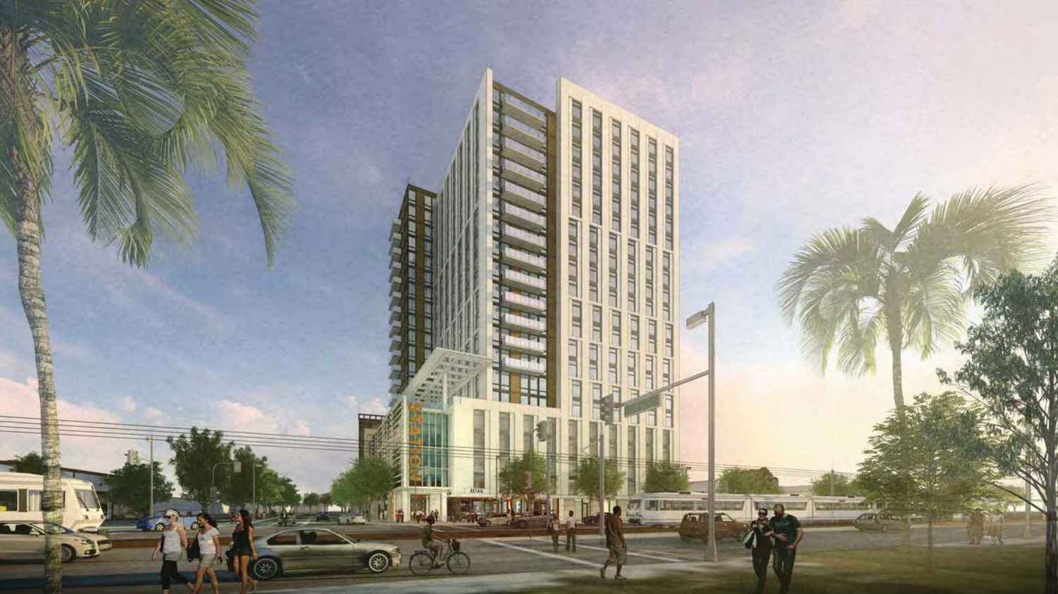 5123 Calle Del Sol high-rise component, rendering by BAR Architects