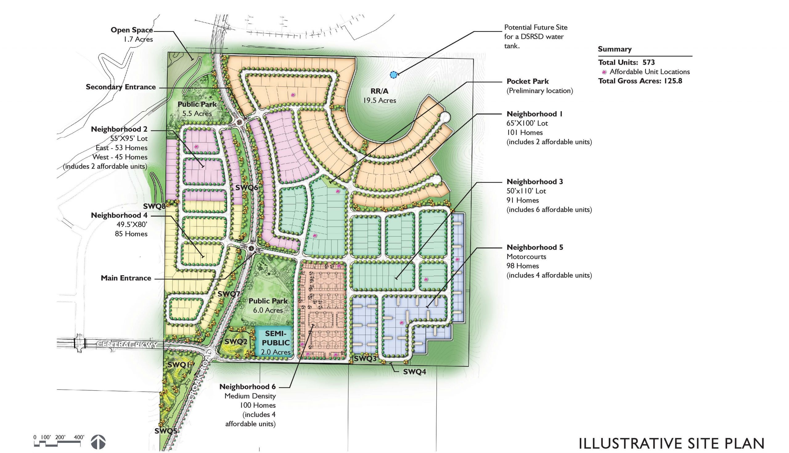 East Ranch Housing Site Plan