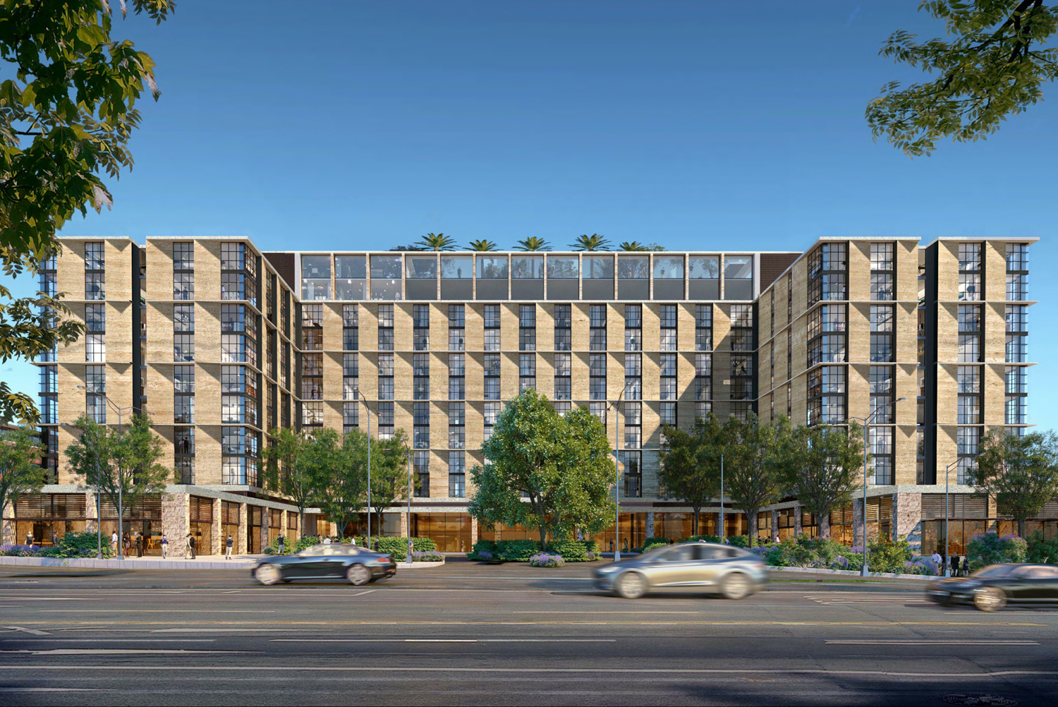 Related Santa Clara Block 5B hotel, rendering via Gensler design by Foster and Partners