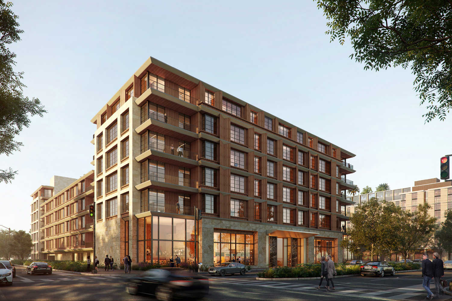 Related Santa Clara Block 5C residential building, rendering via Gensler design by Foster and Partners