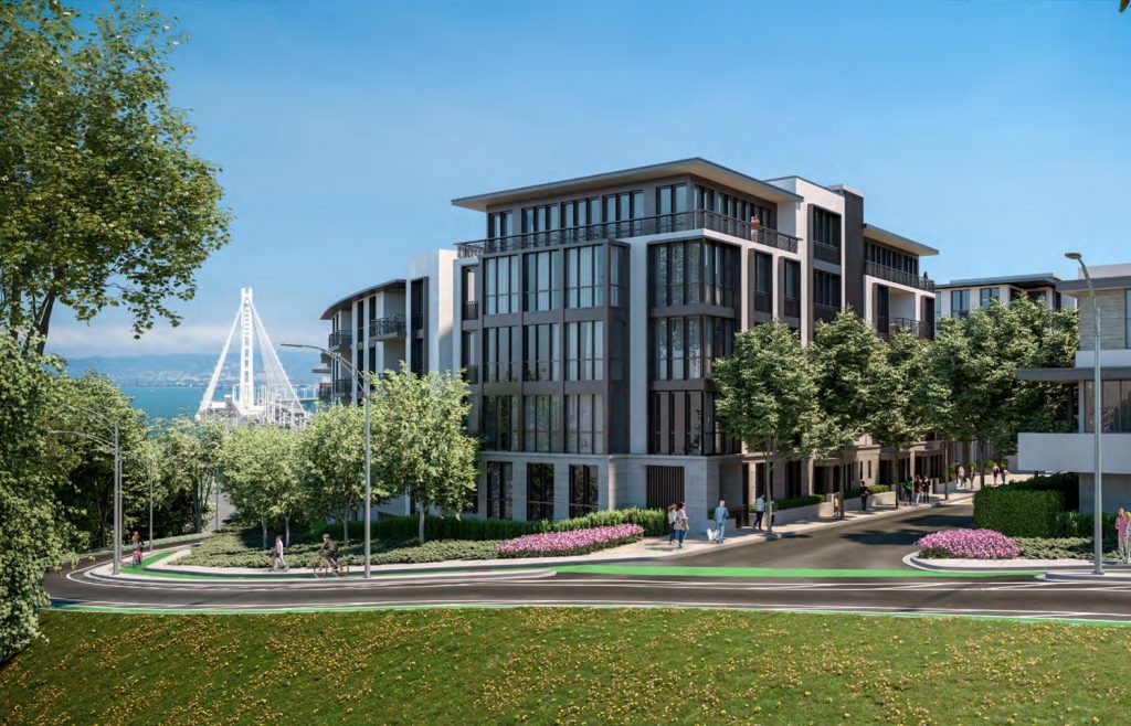 Construction Underway on Yerba Buena Island, San Francisco San