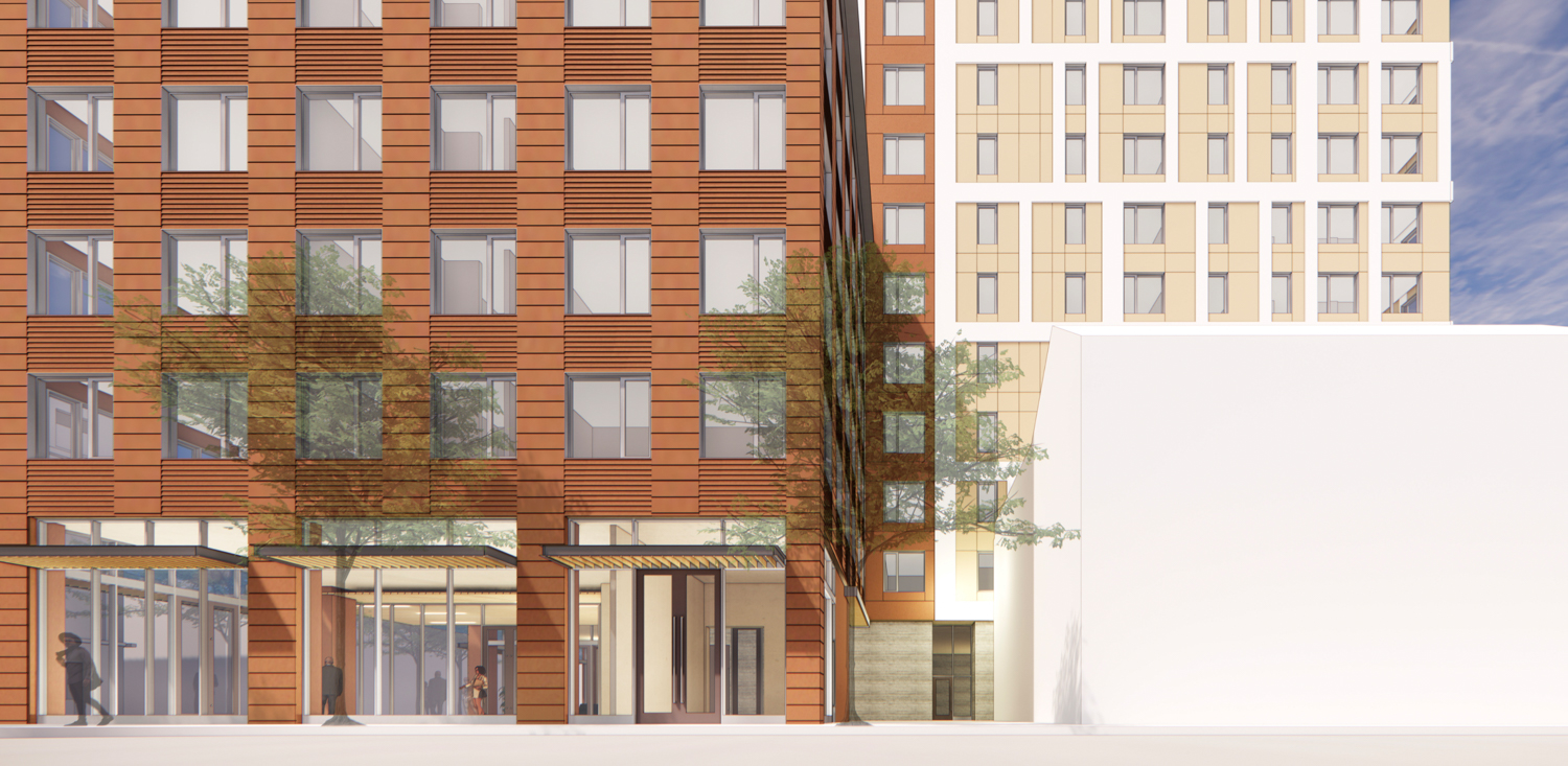 1510 Webster Street view from 15th Street, rendering by oWOW Design