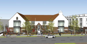 1619 N Street school, rendering by Vrilakas Groen Architects