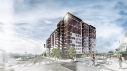 2700 Sloat Boulevard from 45th and Sloat, rendering by Korb + Associates Architects