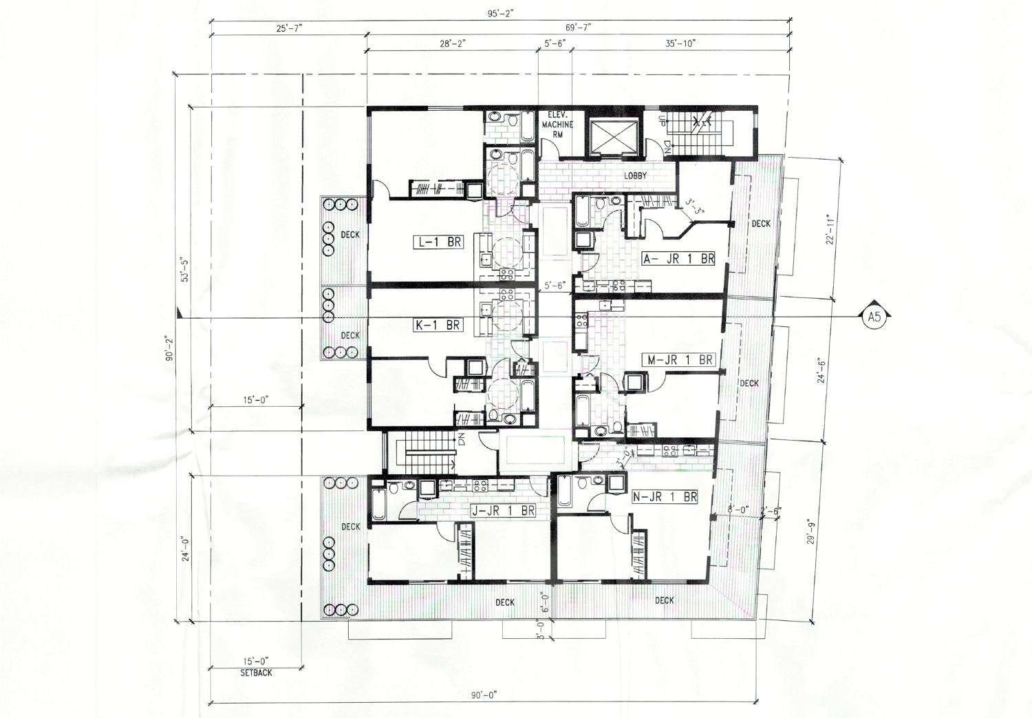 6501 Shattuck Avenue residential floor plan, illustration by Dinar and Associates
