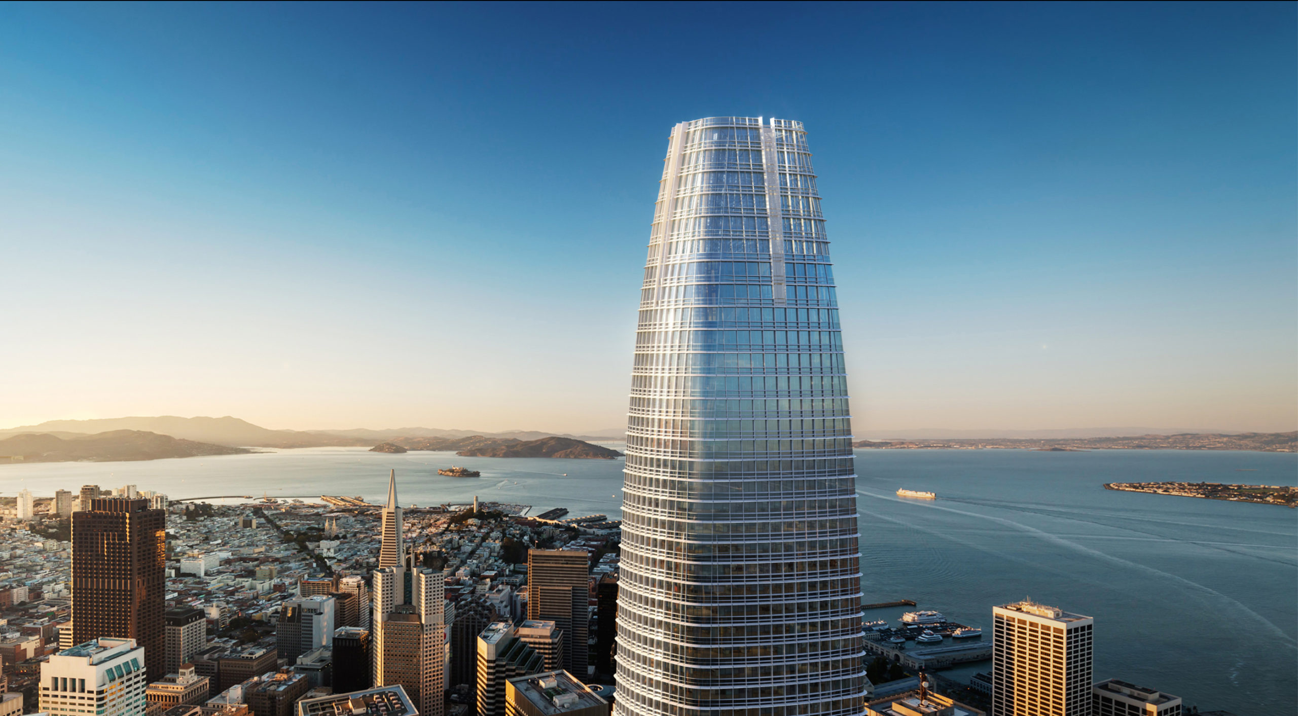 Salesforce Tower Crown, rendering courtesy Hines