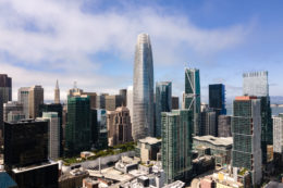 Salesforce Tower aerial perspective, image by Andrew Campbell Nelson