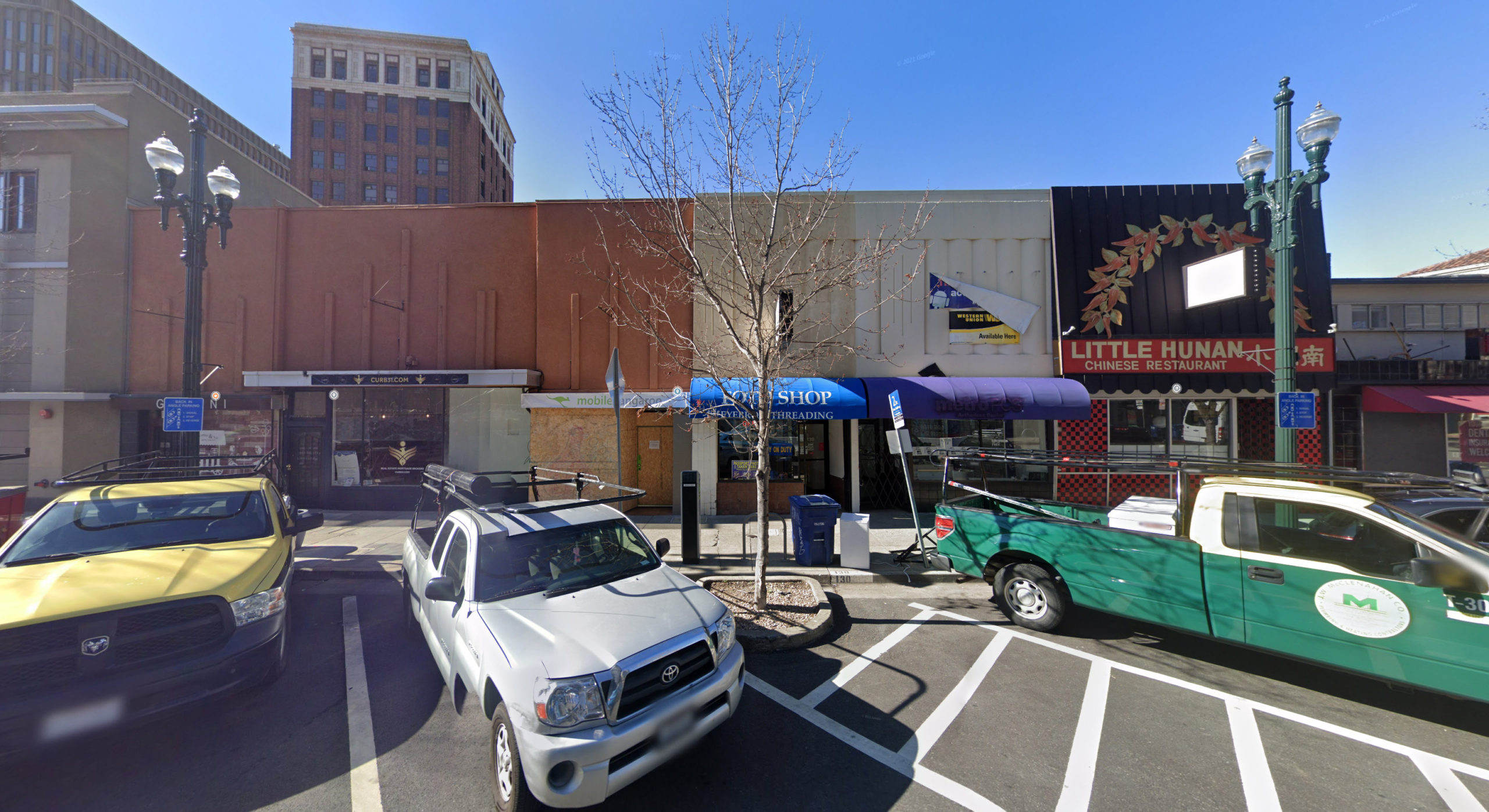 130-134 Berkeley Square, image via Google Street View