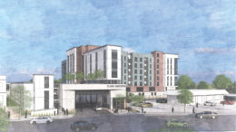 3550 El Camino Real along Flora Vista Avenue, rendering by VMWP