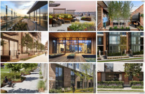 6201 Bollinger Canyon design inspiration, collage by MVE + Partners