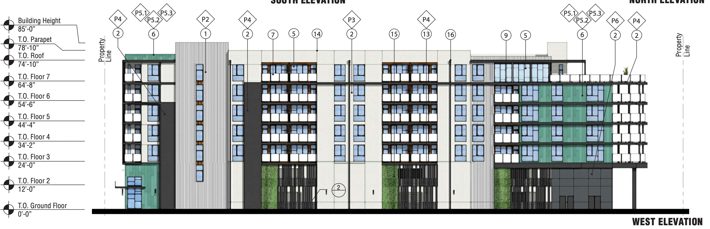 750 West San Carlos elevation, image via SGPA Architecture and Planning