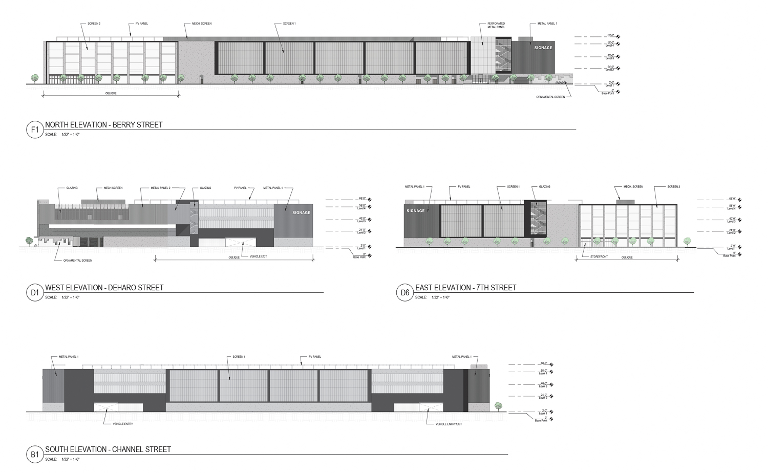 900 7th Street facade elevations, rendering by MG2