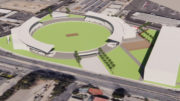 Santa Clara Cricket Stadium, rendering by HKS courtesy Major League Cricket