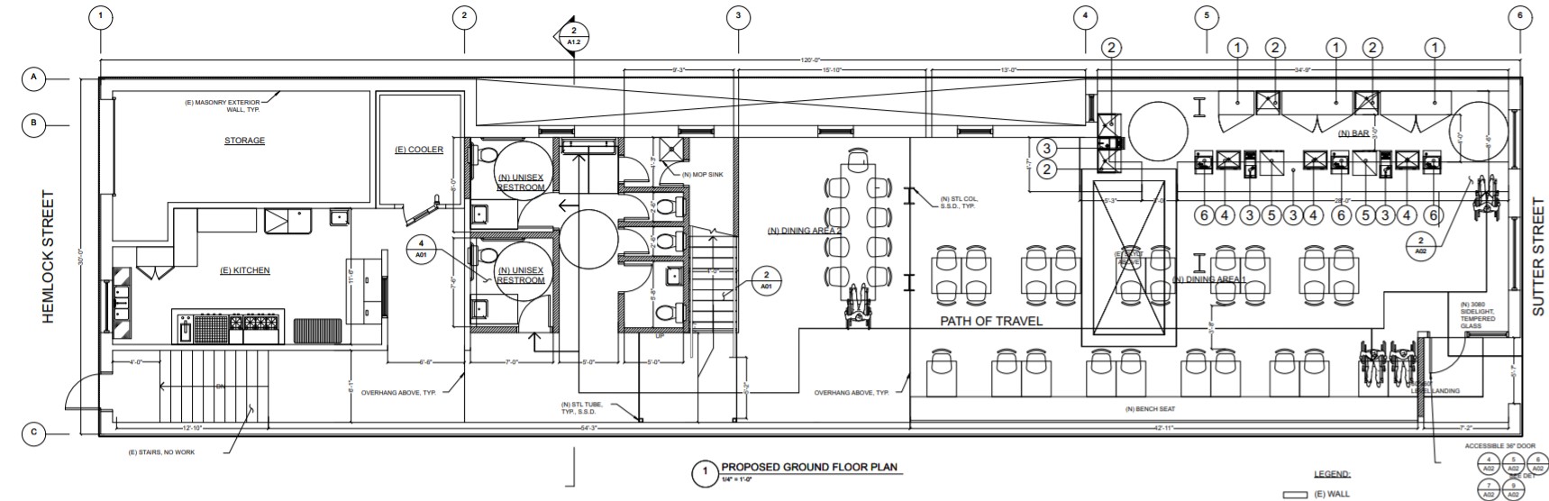 1217 Sutter Street Ground Floor Plan