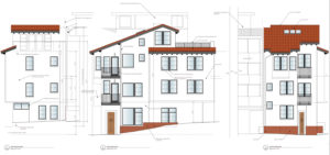 23 Excelsior Court facade elevation, image by Harvey Architecture