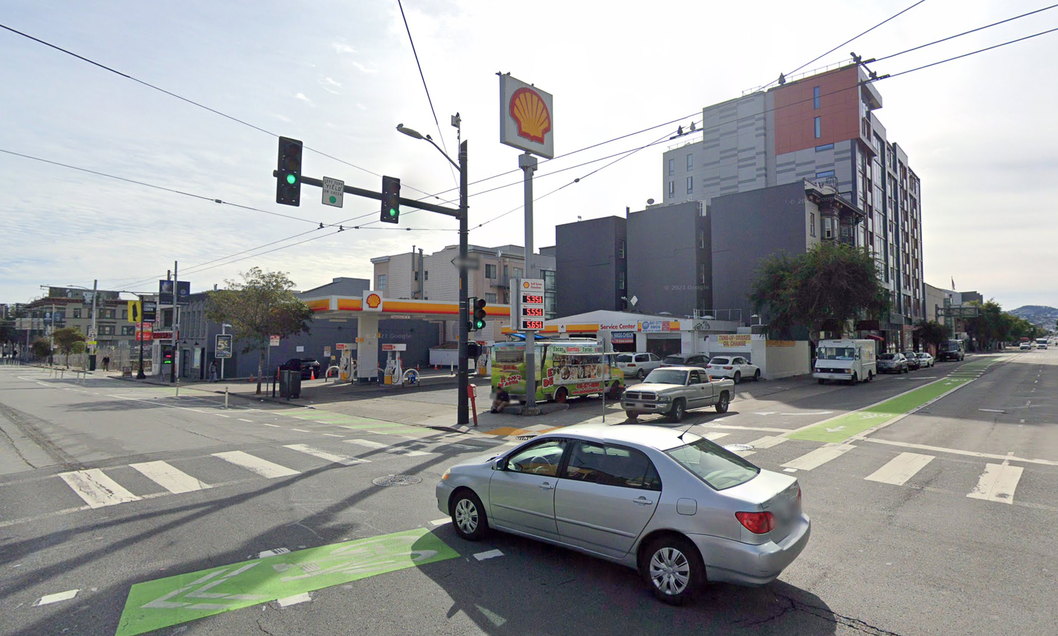 300 5th Street existing condition, image via Google Street View