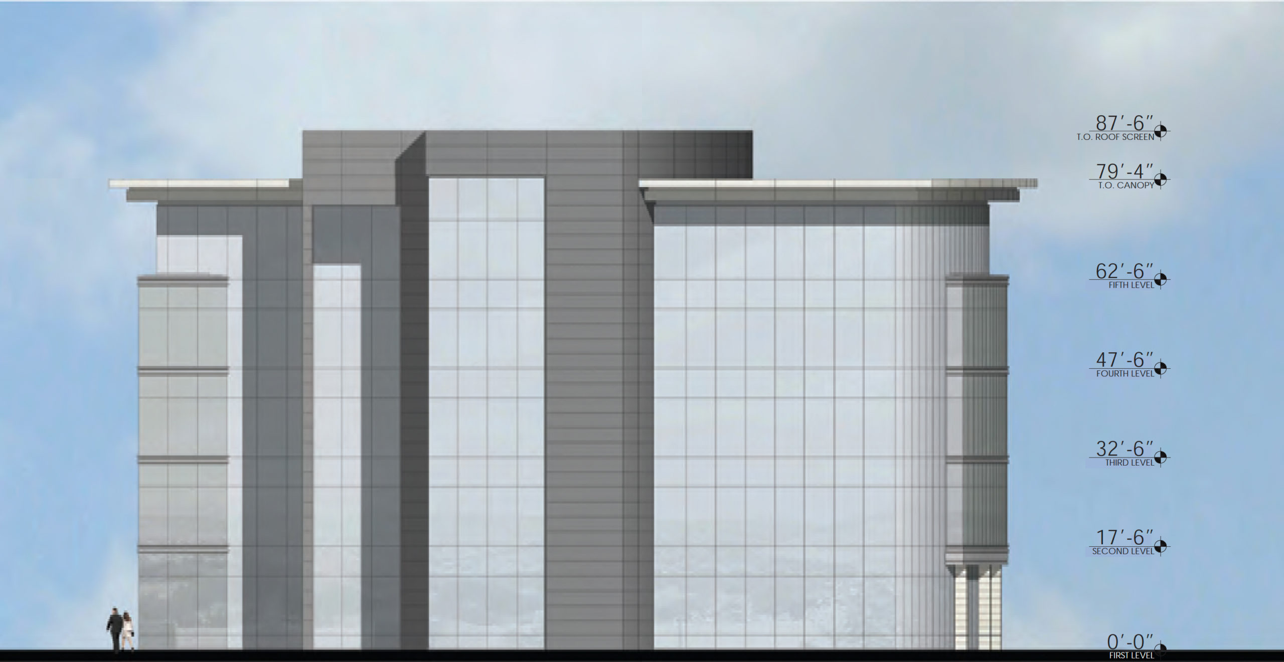 3000 Bowers Avenue elevation, rendering by Architectural Technologies