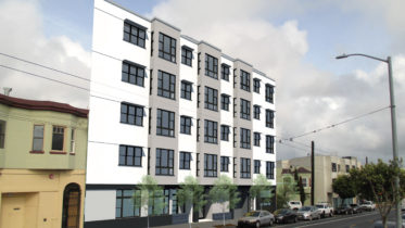 350 Ocean Avenue, rendering by Schaub Li Architects