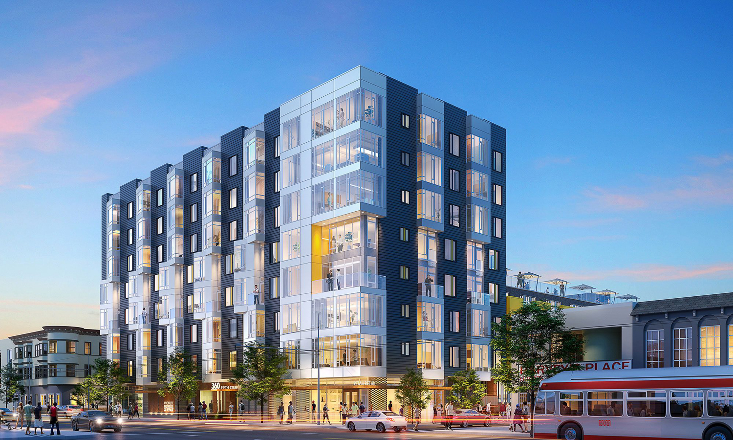 360 5th Street, rendering from KTGY Architects