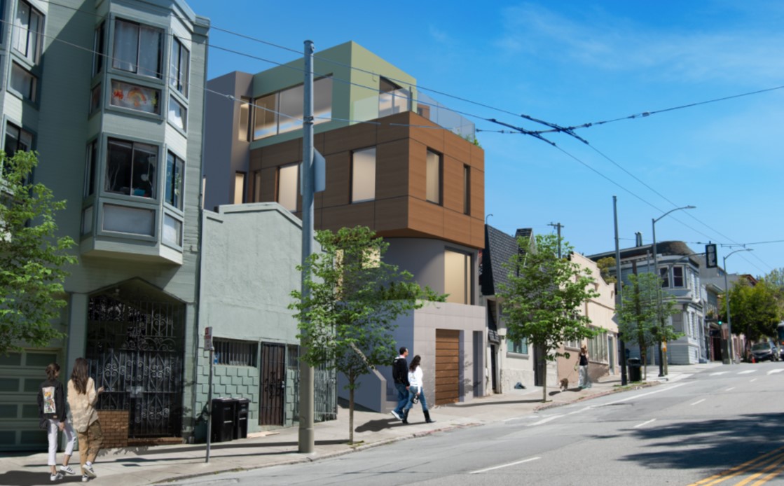 3595 Mission Street Elevation via Leavitt Architecture