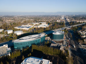 5407 and 5409 Stevens Creek Boulevard aerial view