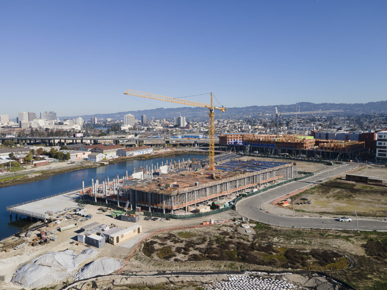 Aerial Update for Brooklyn Basin Development on the Oakland Waterfront