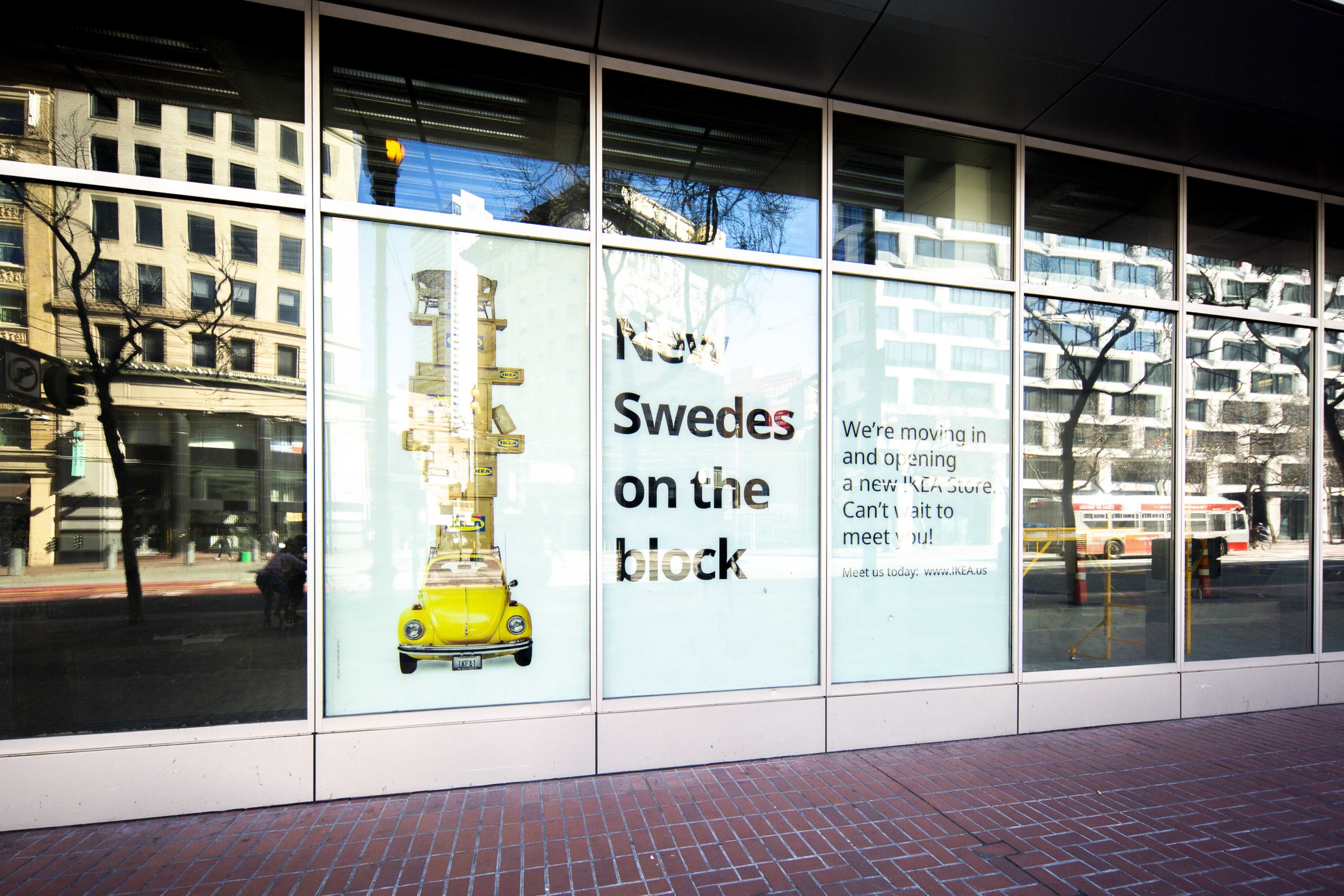 IKEA sign up at 945 Market Street, image by the author