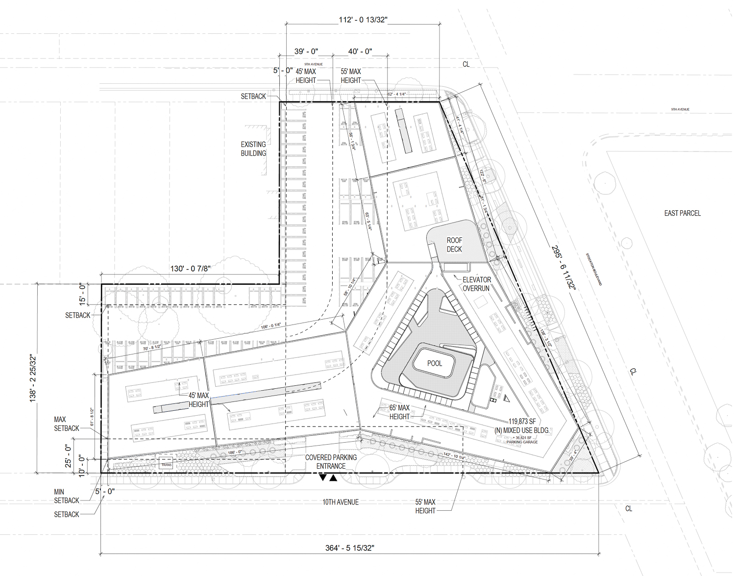 4601 10th Avenue site map, illustration by LOHA Architects