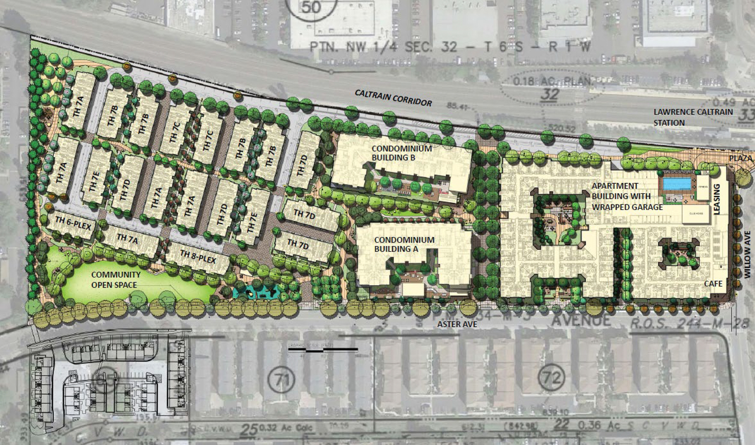 Aster Avenue Masterplan, site map by Studio T Square