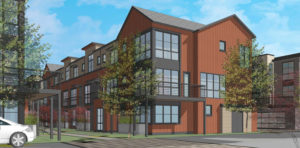 Aster Avenue townhome, site map by Studio T Square
