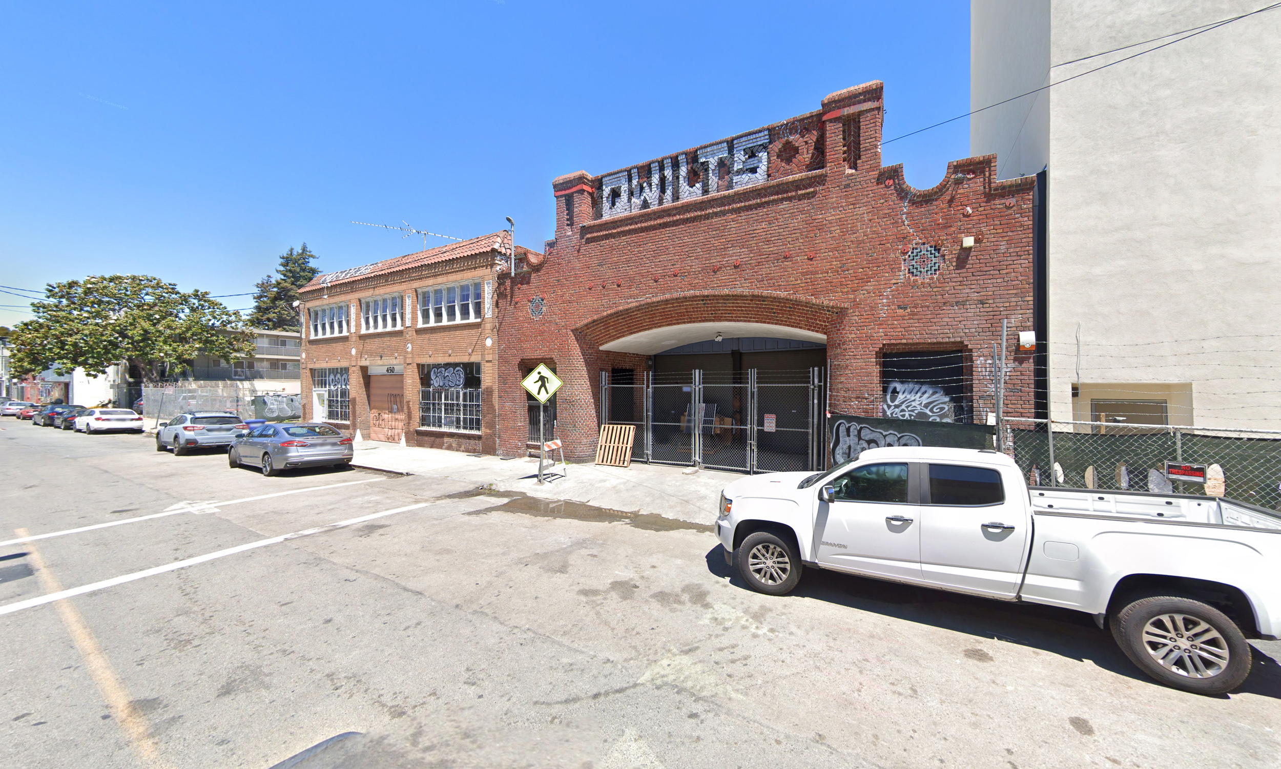 444 and 450 24th Street historic facades to be preserved in the future development, image via Google Street View