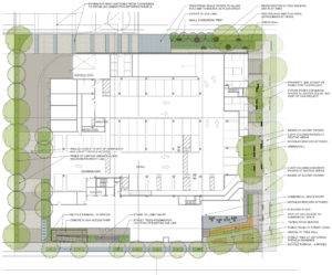 Menlo Flats site map, illustration by PGAdesign